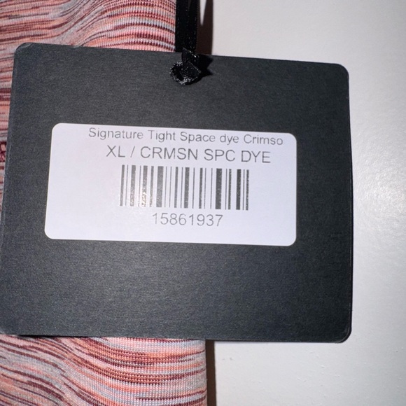 DYI Pink and Red High-Rise Leggings for Active Comfort - Picture 3 of 5